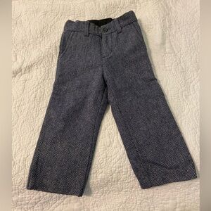 Janie And Jack Wool Blend Boys Adjustable Pants